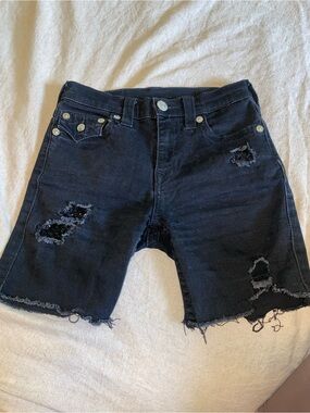 RARE Distressed true religion shorts.